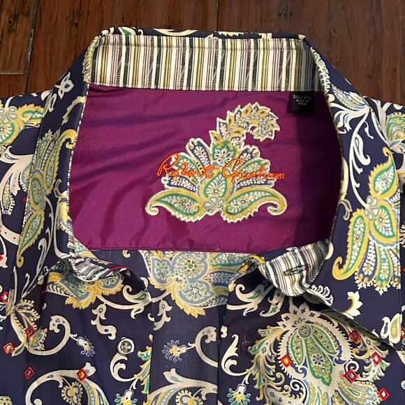 Robert Graham Multi-Color Men's Shirt - Picture 2 of 2